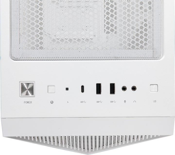 Actual product image MSI Cas Mpg Gungnir 110r White (ATX, mATX, Mini-ITX)