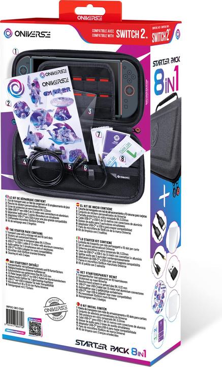 Produktbild Oniverse Switch 2™ 8 in 1 Starter-Pack - Gaming-Zubehör (Switch)