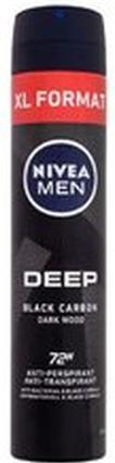 Produktbild NIVEA Men Deep Black Carbon 48H Antiperspirant 200ml (Spray, 200 ml)