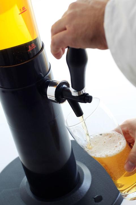 Actual product image Hendi Beer Dispenser Plexiglas 3 l with Non Drip Tap