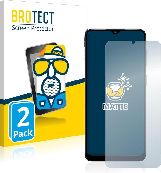 Image du produit BROTECT Film de protection antireflet Protection d'écran mat (2 pièce(s), Samsung Galaxy A12 Nacho)