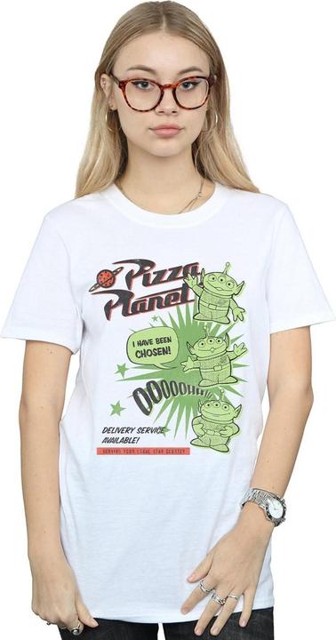 Immagine prodotto Disney Toy Story 4 Pizza Planet Little Green Men Maglietta Ampia Donna (4XL)