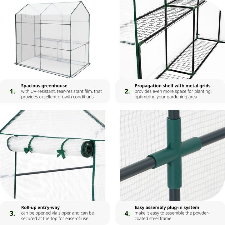 Image du produit tectake Serre de Jardinage
