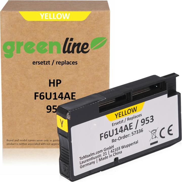 Image du produit Inkadoo greenline Encre compatible pour HP OfficeJet Pro 7730 (Y)