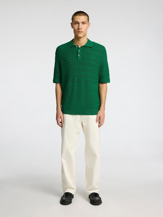 Immagine prodotto Selected Homme Kurzärmeliges Polohemd aus Strick (XL)