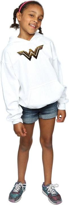 Actual product image Girls Justice League Movie Wonder Woman Emblem Hoodie (152, 158)