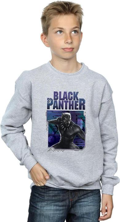 Immagine prodotto Black Panther Tech Badge Felpa Ragazzi (140, 146)