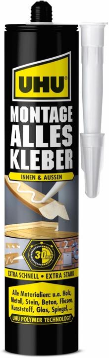 Actual product image UHU Assembly all-purpose adhesive, 425 g cartridge (426 g)