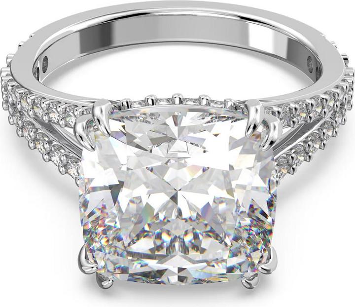 Swarovski Constella Cocktail Square Ring Silber