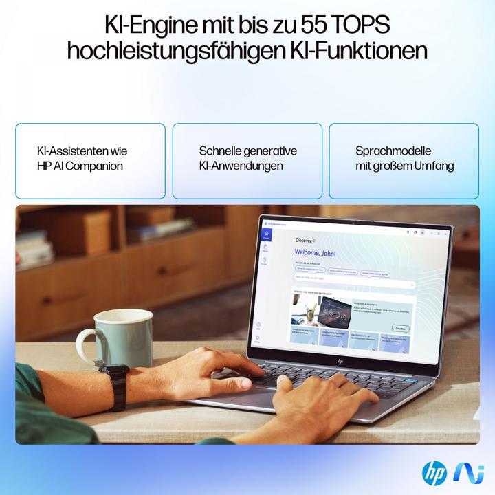 Actual product image HP OmniBook Ultra 14-fe0097ng Notebook 14"" (35.6cm) (14", Marvell Armada 375, 32 GB, 1000 GB, DE)