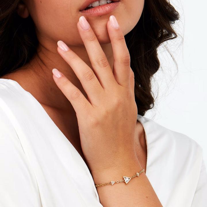 Immagine prodotto Morellato Bellissimo bracciale placcato oro Trilliant SAWY03 (19 cm, Acciaio inossidabile)