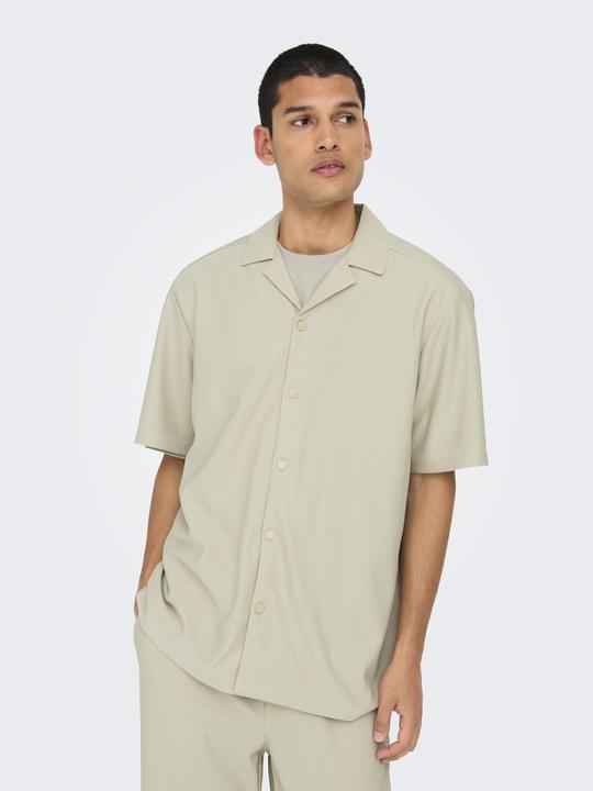 Actual product image Only & Sons Onskari Life Rlx Resort Ss Plizze Shirt (M)