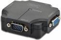 Produktbild Digitus VGA Splitter 2-Port 350MHz int.Leistungsverstaerker bis 75m max Aufloesung 2048x1536 bei 60Hz