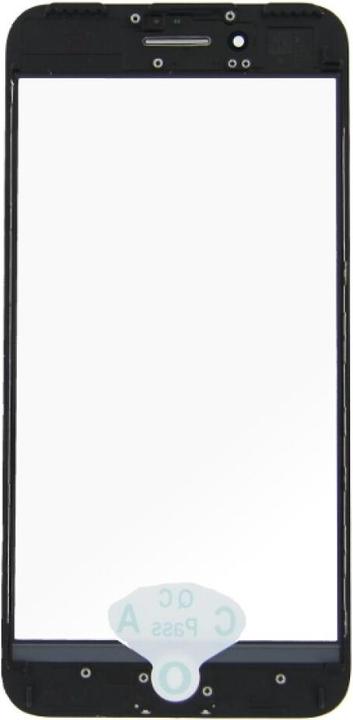 Actual product image OEM Touch Glass with Frame and OCA for iPhone 7+ black (iPhone 7 Plus)