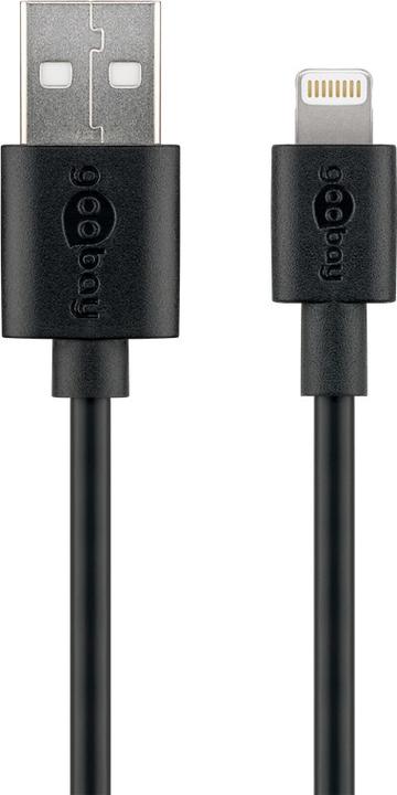 Produktbild Goobay USB-A Ladegerät Slim mit Apple Lightning Kabel (5 W)