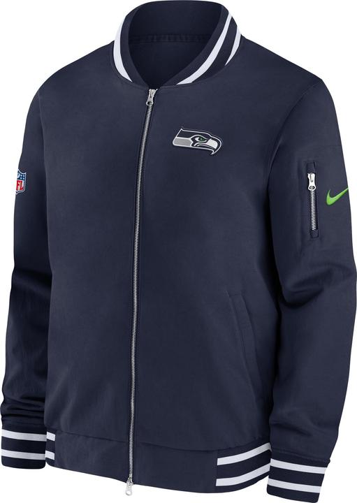 Actual product image Nike Seattle Seahawks Coach Bomber Jacket L (L)