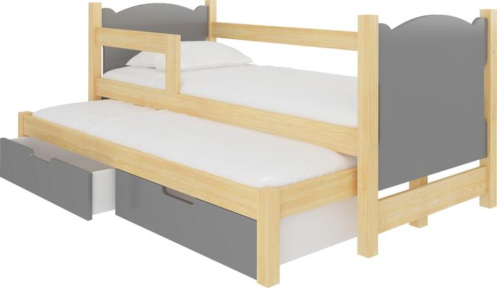 Actual product image ADRK Furniture Double bed with mattresses CAMPOS