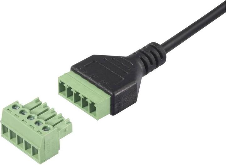 Image du produit Renkforce Fiche USB 3.1 type C mâle coudée sur 5 pôles Connecteur (0.30 m)