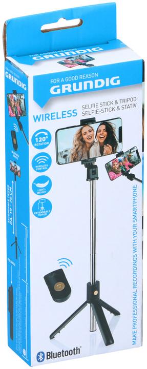 Actual product image Grundig selfie stick with tripod