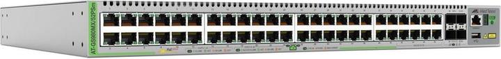 Image du produit Allied Telesis L3 STACKSWITCH 40X10/100/1000-T 4XSFP+ PORT 1SINGLEFIXED PSU EU (52 Ports)