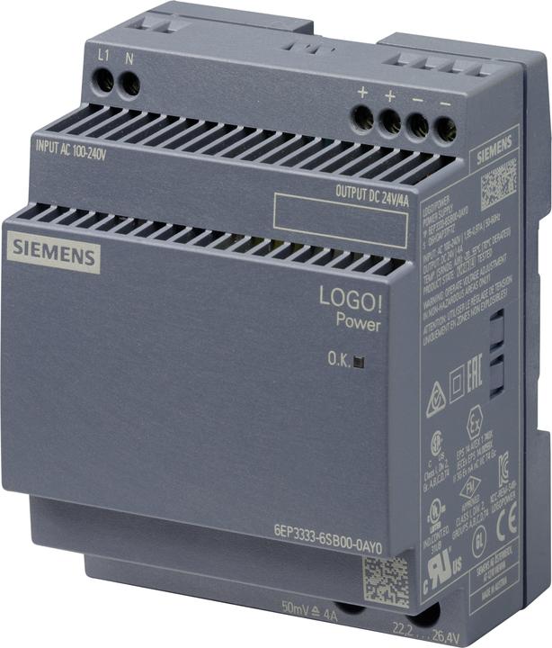 Siemens Top-rail voedingseenheid (DIN-rail)