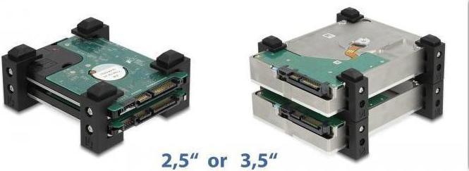 Produktbild Delock Festplattenhalterung für 2.5? und 3.5? HDD / SSD
