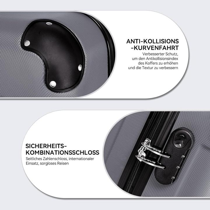 Produktbild Beibye Reisekoffer mit Zwillingsrollen (110 l, L (90 - 115l))