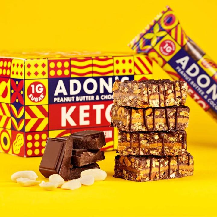 Produktbild Erdnussbutter & Kakao Keto hohe Proteinriegel (Schokolade, Kakao, Erdnuss, 1 Stk., 45 g)
