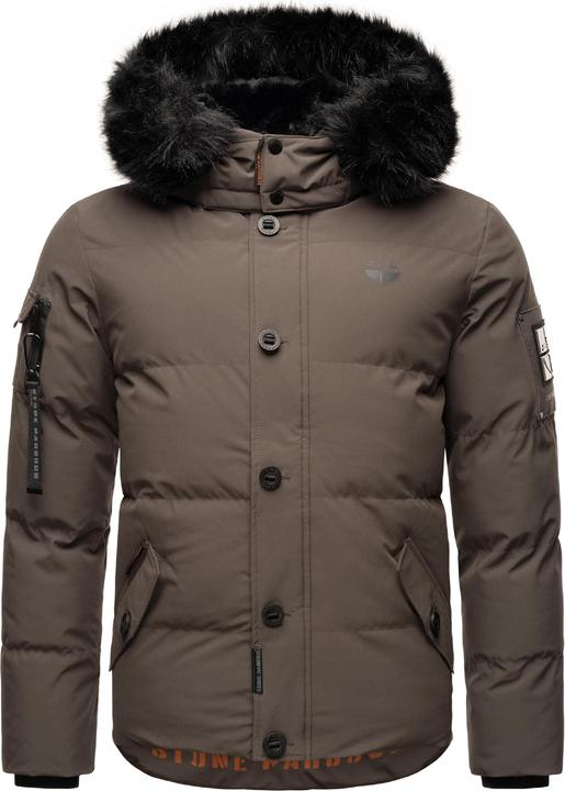 Anthracite mit schwarzem Fell