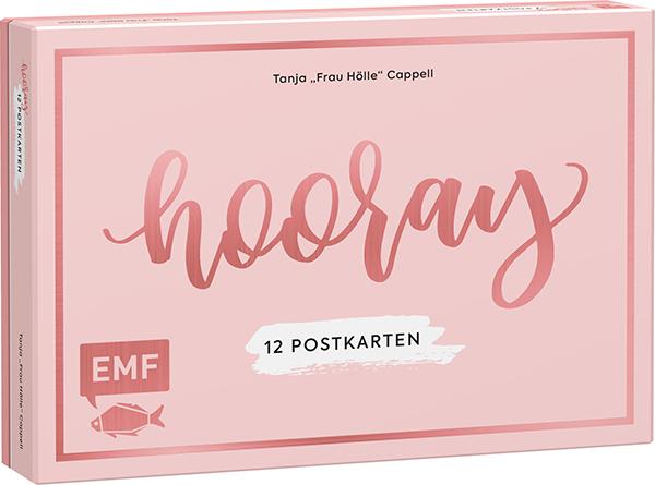 Produktbild Hooray - 12 Handlettering Postkarten (12 Stk.)