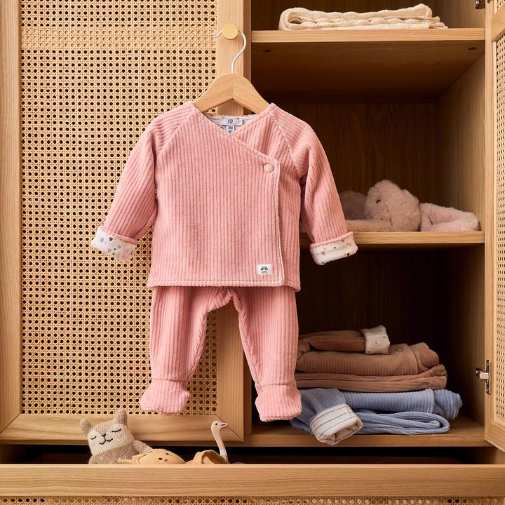 Actual product image La Redoute Collections 2-piece velvet set (68)