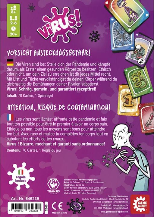 Image du produit Game Factory Virus (Allemand, Français, Italien)