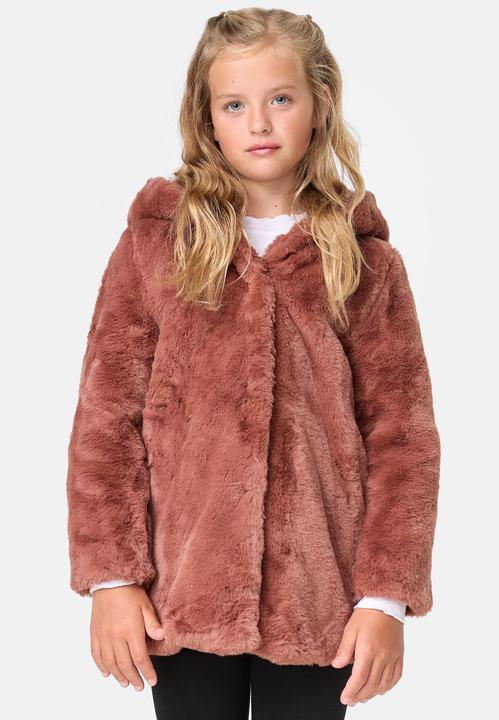Image du produit Urban Classics Manteau à capuche en peluche pour filles (122, 128)