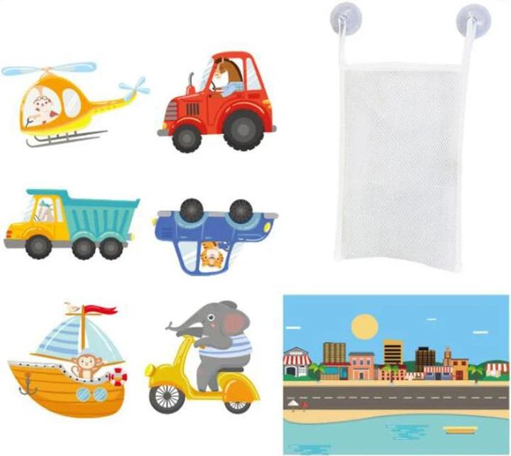 Activity Board Weiche EVA Paste früh pädagogische DIY Puzzle Spielzeug Tier Aufkleber Bad schwimmende Badewanne