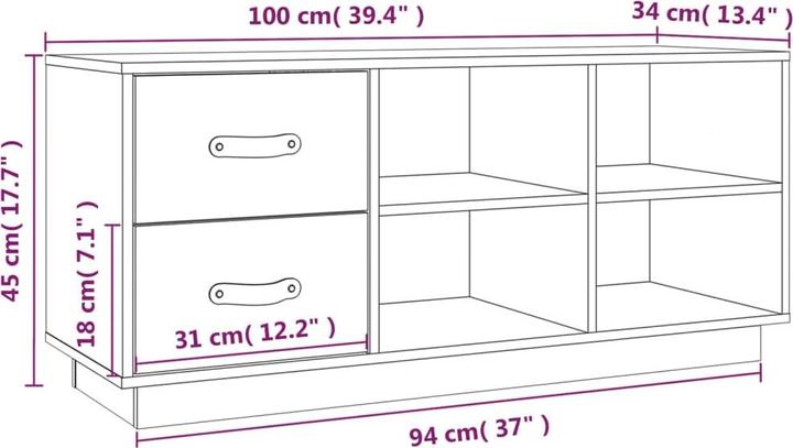 Produktbild VidaXL Omar (100 x 34 x 45 cm)