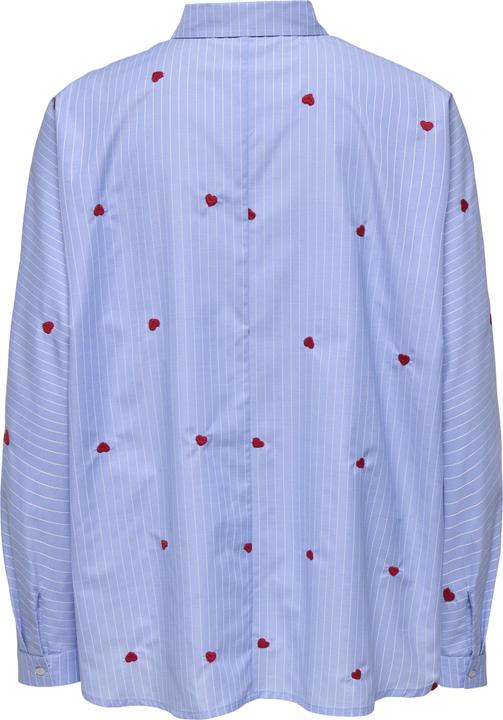 Actual product image Only Onlnew Lina Grace Ls Stripe Emb Shirt (M)