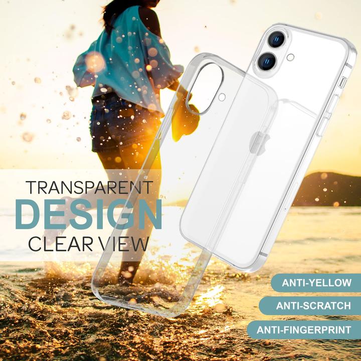 Produktbild Nalia Klare Transparente Silikon Hülle (Apple iPhone 16 Plus)