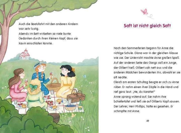 Produktbild Einfach selbst lesen: Kinderbuchklassiker - Anne auf Green Gables (Deutsch, Karen Christine Angermayer, Lucy Maud Montgomery, 2022)