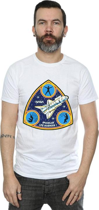 Actual product image Nasa Mens Classic Spacelab Life Science T-Shirt (XXL)