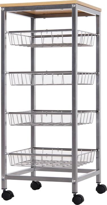 Image du produit Homcom Chariot de cuisine