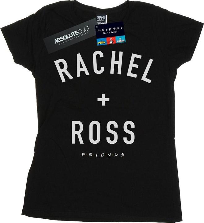 Actual product image Friends Womens/Ladies Rachel And Ross Text Cotton T-Shirt (L)