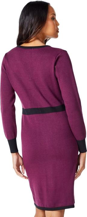 Actual product image Principles Womens/Ladies Colour Block Knitted V Neck Mini Dress (44 D)