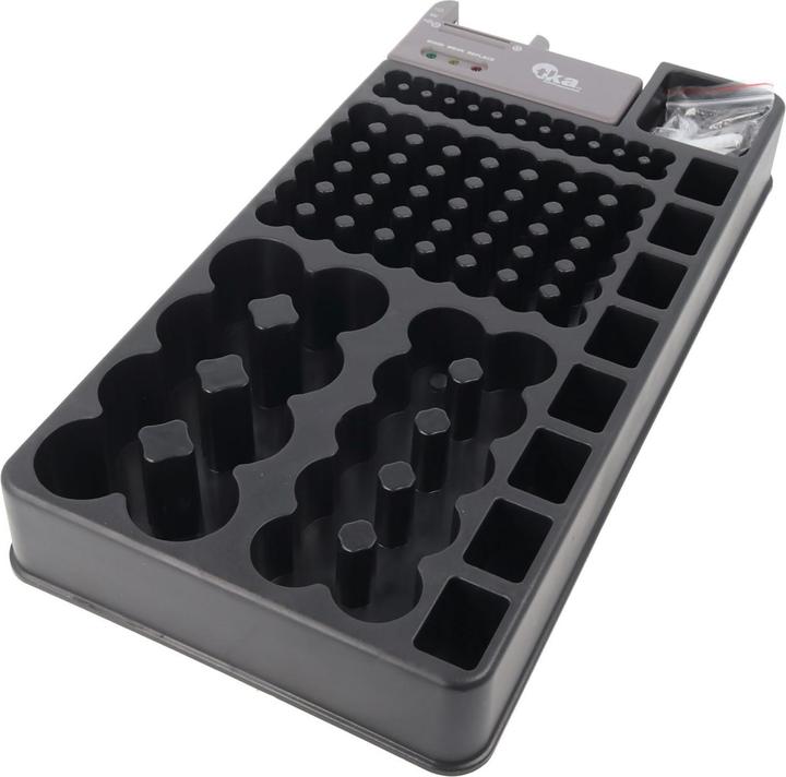 Immagine prodotto AccuCell Organizzatore di batterie 2in1, contenitore universale per batterie 1-110 o batterie