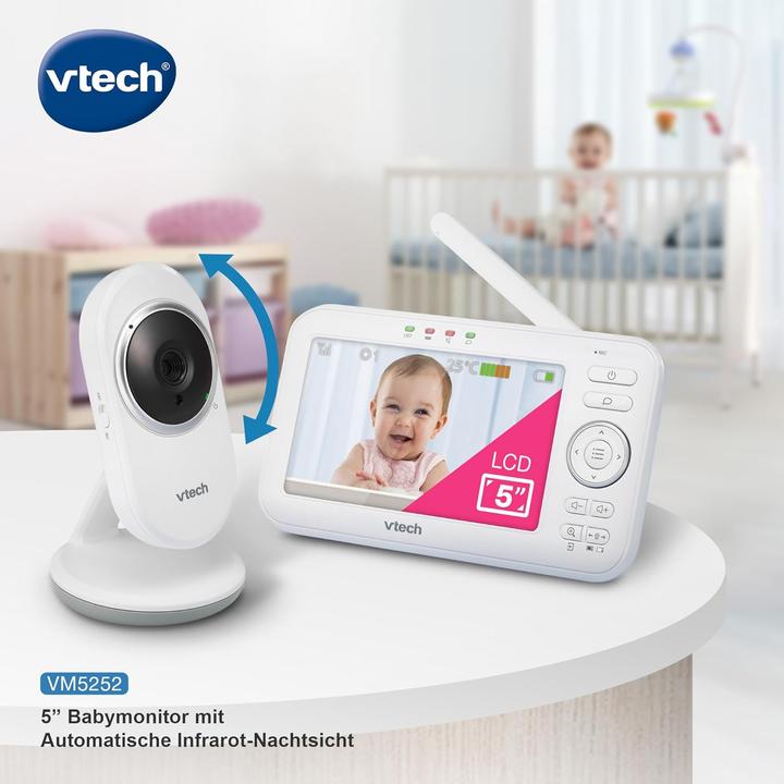 Produktbild VTech VM 5252 Babyphon/Monitor (Babyphone mit Kamera, 300 m)