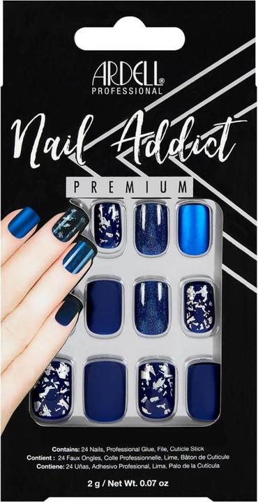 Actual product image Ardell Nail Addict - Nail Addict Matte Blue (Artificial eyelashes)