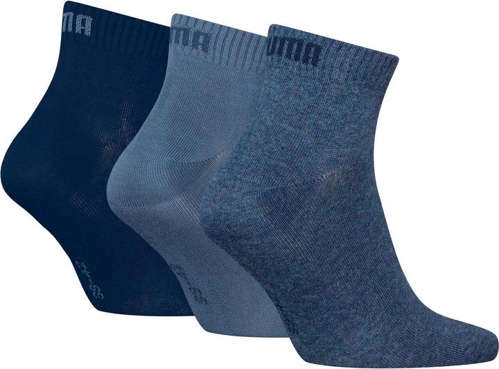 Produktbild Puma Quarter Plain 3p Unisex (3er Pack, 43 - 46)