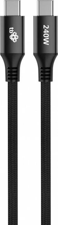 Actual product image Lenovo USB-C auf USB-C Kabel 2m 240W Schwarz (2 m, USB 3.2 Gen 1)