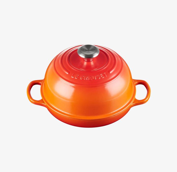 Produktbild Le Creuset Bräter für Brot 24cm orange (24 cm, Bräter + Schmortopf, Gusseisen)
