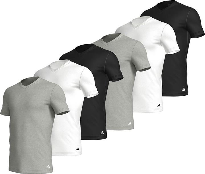 Actual product image adidas 6er Pack Active Core Cotton Unterhemd / Shirt Kurzarm (L)