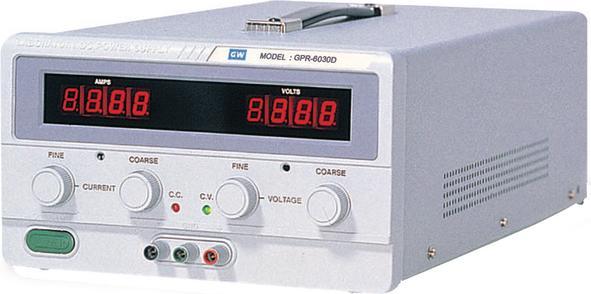 Immagine prodotto GW Instek GPR-6030D Alimentatore da laboratorio, regolabile 0 - 60V 0 - 3A 180W Numero di uscite 1 x